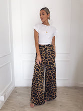 Load image into Gallery viewer, Animal Print Wide Leg Pants - Secret Apparel
