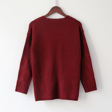 Load image into Gallery viewer, Off Shoulder Knitted Pullover Jumper Sweater - Secret Apparel
