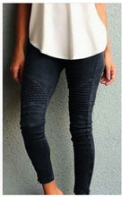 Load image into Gallery viewer, Pleated jeggings Various Colors - Secret Apparel
