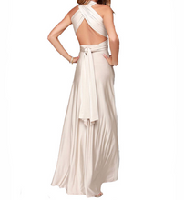 Load image into Gallery viewer, Plunge Tie Waist Maxi Dress - Secret Apparel
