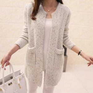 Knitted Cardigan Sweater - Secret Apparel