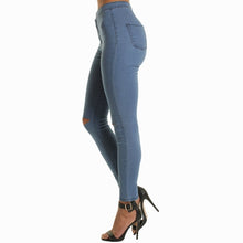 Load image into Gallery viewer, Knee Rip Jeans - Secret Apparel
