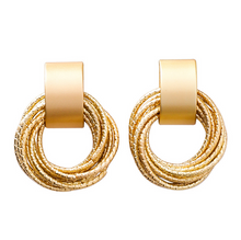 Load image into Gallery viewer, Multi-Layer Rope Winding Earrings - Secret Apparel
