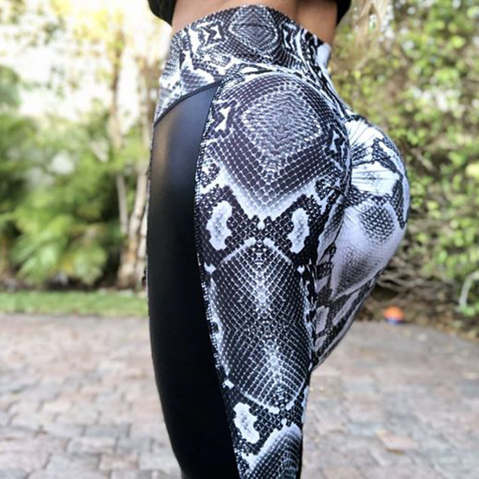 Snake Printed Sports Pants - Secret Apparel