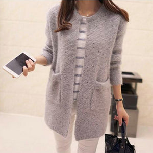 Knitted Cardigan Sweater - Secret Apparel