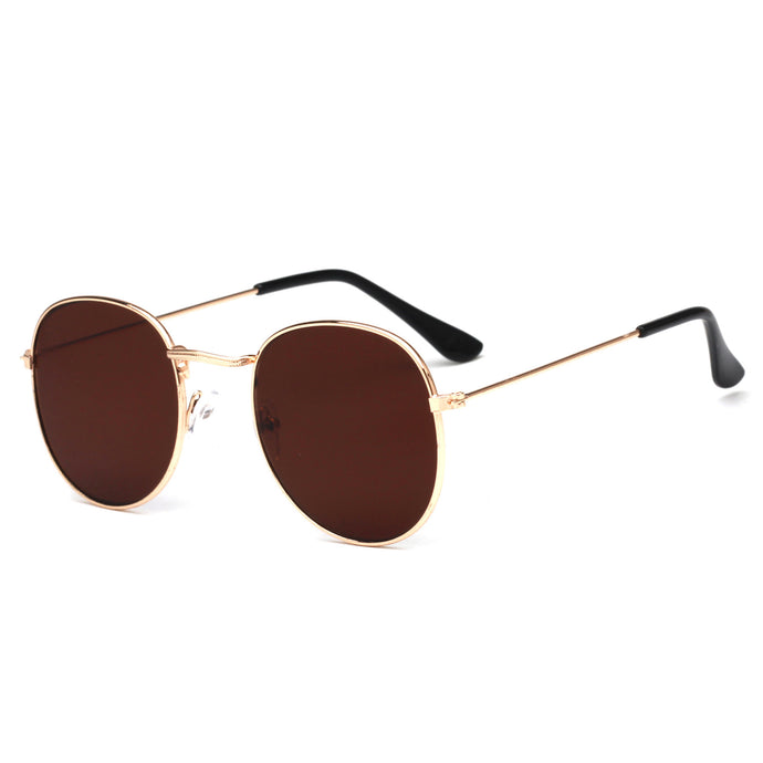 Metallic Frame Sunglasses - Secret Apparel