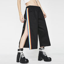 Load image into Gallery viewer, Rainbow side open legwide pants - Secret Apparel
