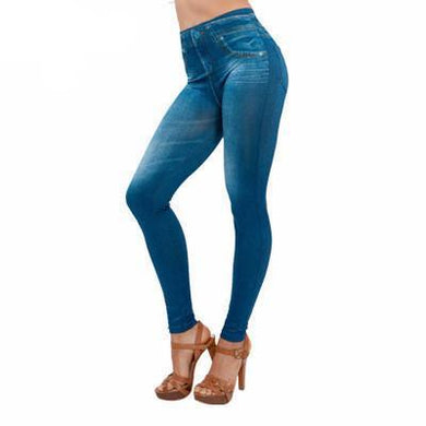 High Waist Jeggings Jeans - Secret Apparel