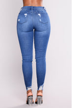 Load image into Gallery viewer, High Waist Slim Ripped Pants - Secret Apparel
