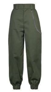 Cuffed Cargo Pants - Secret Apparel