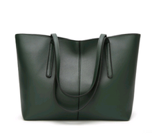 Load image into Gallery viewer, PU Spacious Tote Handbag - Secret Apparel
