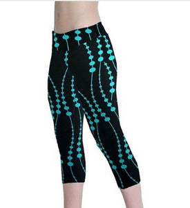 Printed Stretchable Cropped Pants - Secret Apparel