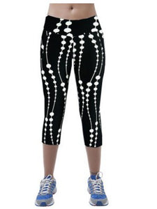 Printed Stretchable Cropped Pants - Secret Apparel