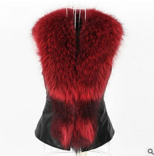 Load image into Gallery viewer, Faux Fur Vest PU Jacket - Secret Apparel
