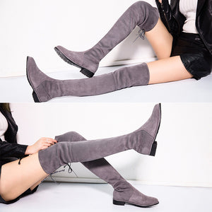 Knee High Elastic Boots - Secret Apparel