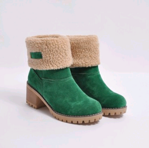 Ankle Fur Lined Snow Boots - Secret Apparel