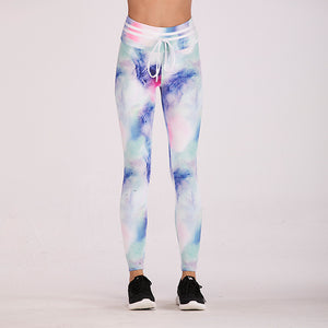 tie die yoga fitness pants - Secret Apparel