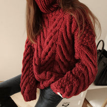 Load image into Gallery viewer, Chunky Knitted Sweater - Secret Apparel
