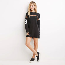 Load image into Gallery viewer, Round Neck Black Short Dress - Secret Apparel
