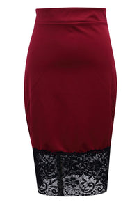 High Waist Pencil Skirt - Secret Apparel