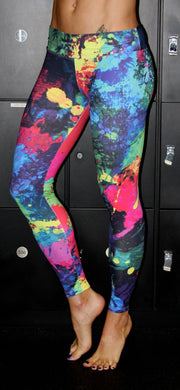 Multicolour Fitness Leggings - Secret Apparel