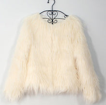 Load image into Gallery viewer, Fluffy Faux Fur Coat - Secret Apparel
