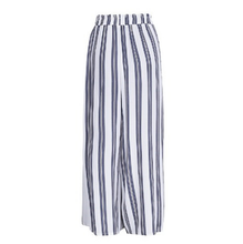 Load image into Gallery viewer, Split leg stripe wide leg pants - Secret Apparel
