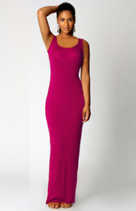 Sleeveless Bodycon Maxi Dress - Secret Apparel