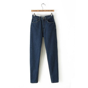 Denim Straight Leg Jeans Bottoms - Secret Apparel