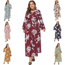 Load image into Gallery viewer, Bell Sleeve Plus Size Maxi Dress - Secret Apparel
