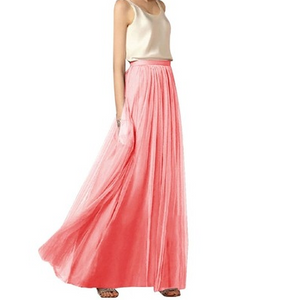 Mesh maxi skirt - Secret Apparel