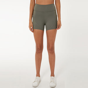 High Waist Pocket Cycling Shorts - Secret Apparel