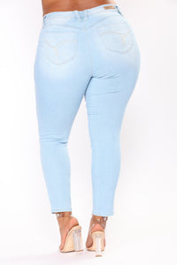 Plus Size Ripped Jeans - Secret Apparel