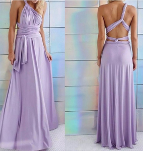 Plunge Tie Waist Maxi Dress - Secret Apparel