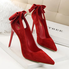 Load image into Gallery viewer, Pointed high heels stiletto shoes
