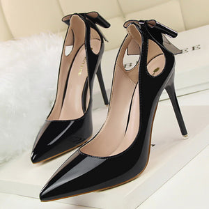 Pointed high heels stiletto shoes