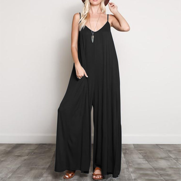 Spaghetti Strap Jumpsuits - Secret Apparel