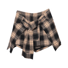 Load image into Gallery viewer, High waist check skirt - Secret Apparel
