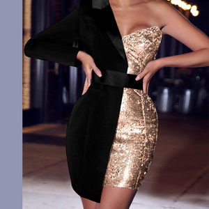 Sequin Party Bodycon Dress - Secret Apparel