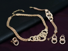 Load image into Gallery viewer, Gold Silver Jewellery Set - Secret Apparel
