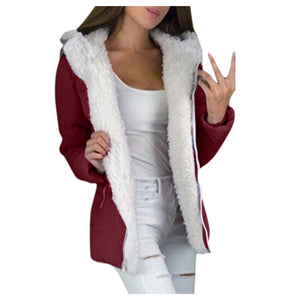 Faux Fur Lined Jacket - Secret Apparel