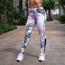 Load image into Gallery viewer, Print stitching fitness yoga pants - Secret Apparel
