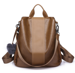 Soft PU Leather Backpack - Secret Apparel