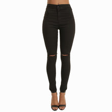 Load image into Gallery viewer, Knee Rip Jeans - Secret Apparel
