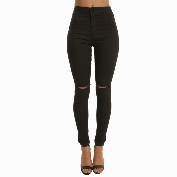 Knee Rip Jeans - Secret Apparel