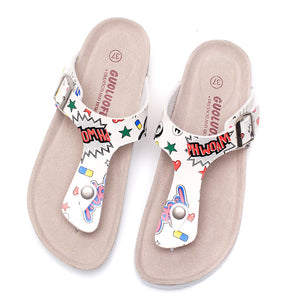 Printed Summer Flip Flops - Secret Apparel