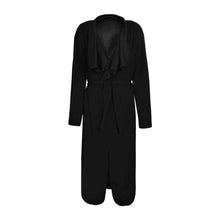 Load image into Gallery viewer, Tie Waist Overcoat - Secret Apparel
