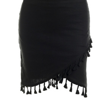 Load image into Gallery viewer, Overlap Mini Tassel Skirt - Secret Apparel
