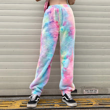 Load image into Gallery viewer, Rainbow High Waist Joggers - Secret Apparel
