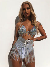 Load image into Gallery viewer, Bling Strap Skirt - Secret Apparel
